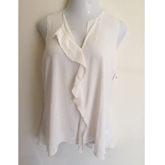 Maison Jules Tops - Maison Jules Women's Sleeveless Blouse Ivory